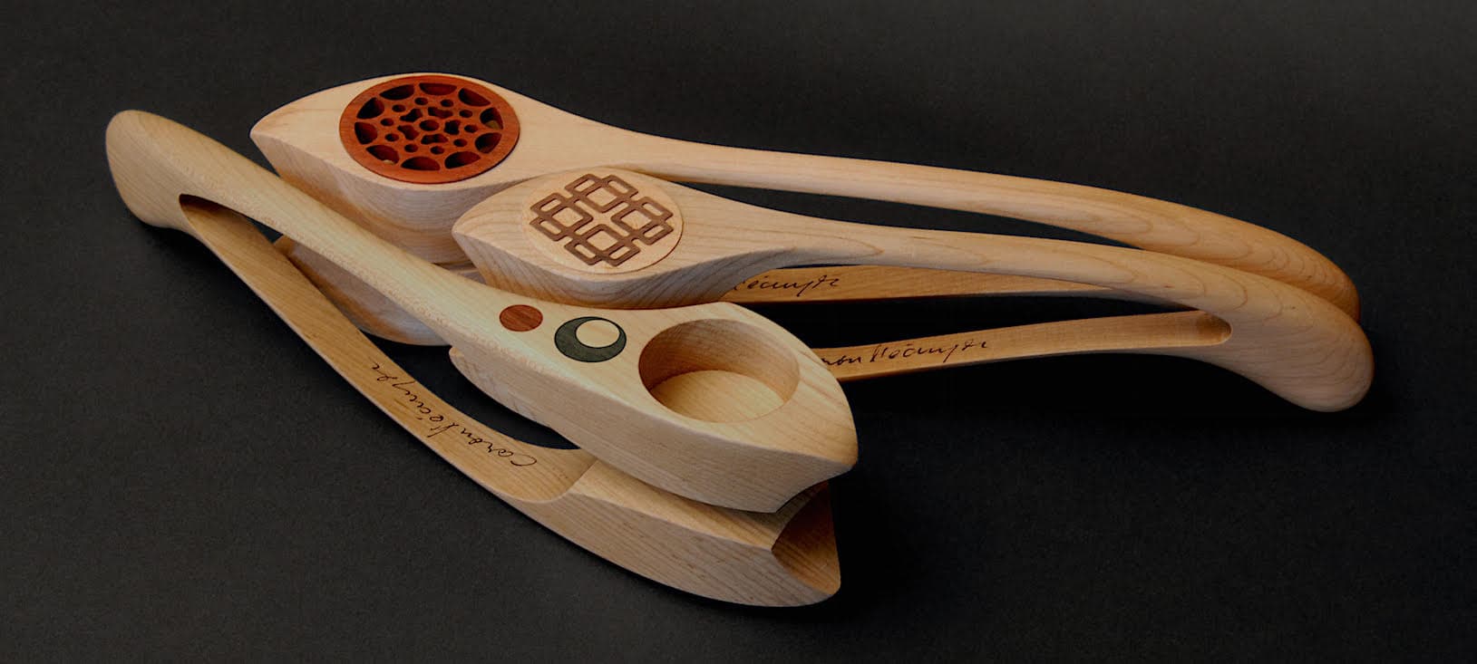 Cuillères musicales de différentes tailles